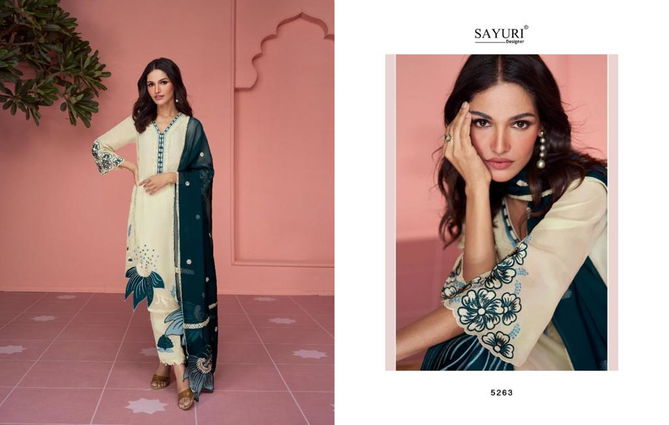 Sofiya By Sayuri 5262 To 5266 Printed Suits Catalog
